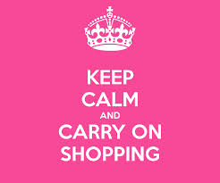 Keep calm and carry on shopping